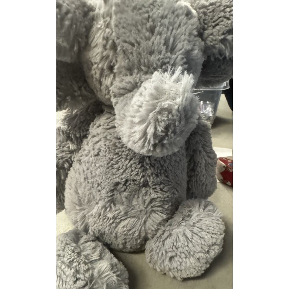 Jellycat London Bashful Elephant Gray Medium 12" Plush Stuffed Animal Retired